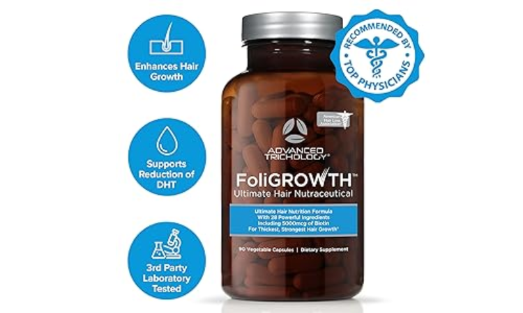 Advanced Trichology FoliGROWTH Hair Growth Supplement Pros and Cons