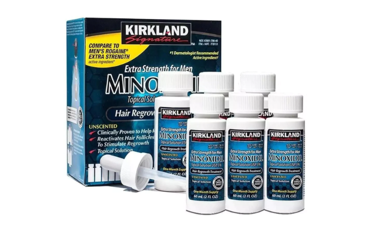 KIRKLAND SIGNATURE Minoxidil for Men 5% Hair Regrowth Treatment- Pros and Cons