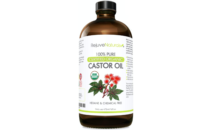 RejuveNaturals Castor Oil: USDA Certified Organic Hair Growth Booster