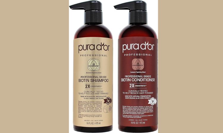 PURA D'OR Anti-Thinning Biotin Shampoo and Conditioner Pros and Cons